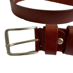 Men's Antonio de Patrizi Brown Leather Belt Size 41/110/35